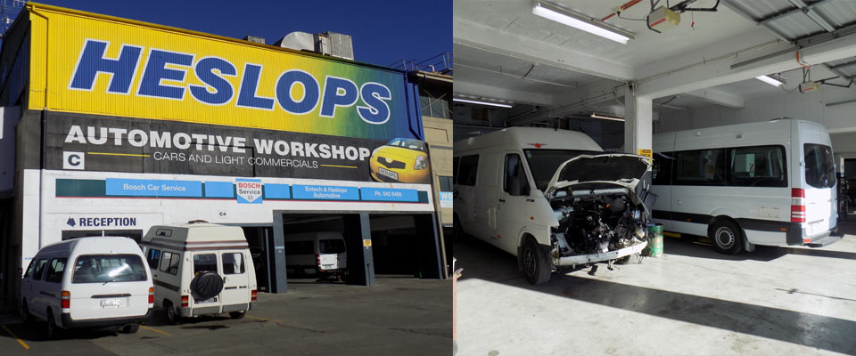 Heslops Motor Group Car Workshop